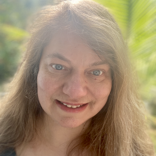 Woman smiles